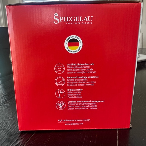 TIME FOR Christmas! Spiegelau Stout Beer Glass Set - Picture 2 of 6